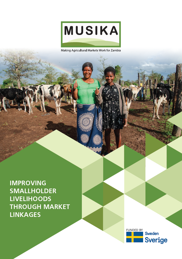 IMPROVING SMALLHOLDER LIVELIHOODS THROUGH MARKET LINKAGES
