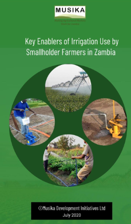 Key Enablers of Irrigation Use by Smallholder Farmers in Zambia_Final Draft