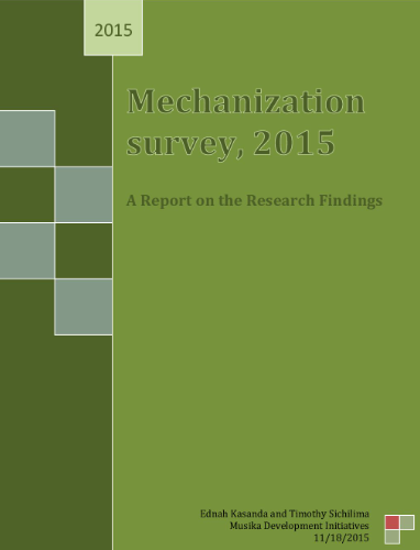 Mechanization Survey Findings